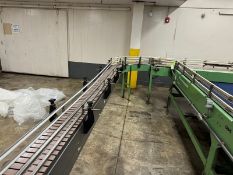 Section of Product Conveyor, with Plastic Belt with Guides(RIGGING, LOADING, SITE MANAGEMENT FEE: $