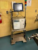 Domino Ink Jet Coder, Type: Touchpanel Type 3, S/N 288630009955617, Mounted on Cart(RIGGING,