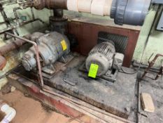 (1) 15 hp Blower Unit, with Baldor 1760 RPM, 208-230/460 Volts, 3 Phase, with (1) Frame with