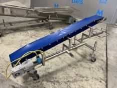 QUANTUM PORTABLE TROUGHING INCLINE BAKERY CONVEYOR,