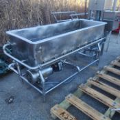 JET SPRAY 78 IN. X 30 IN. X 18 IN. (LWD) S/S COP TANK WITH S/S FRISTAM FPX WASHDOWN CENTIRFUGAL