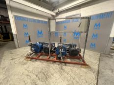 (2) ROTO-JET 40-HP HIGH PRESSURE PUMPS, MODEL RGB III 2X2, S/N 98R20588 AND 98R20589, SIZE S266