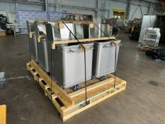 (6) NEW S/S PORTABLE TOTES