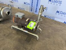 WCB 1.5 hp Centrifugal Pump, S/N 230948 98, with 1725 Motor, 208-230/460 Volts, 3 Phase (INV#82309)(