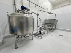 ST REGIS PROCESSOR, S/N 300-9466, 150 PSI HEAT EXCHANGE JACKET, TOP-MOUNT SWEEP STYLE AGITATION,