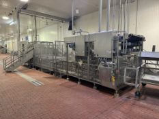 2014 OSGOOD STRAIGHT LINE CUP FILLER, MODEL 8600-S, S/N 84-945, CURRENTLY SET TO RUN 8-WIDE CUPS