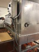 RIETZ JACKETED DOUBLE RIBBON BLENDER, S/N RS-740195, APPROX. 2,500 LBS.