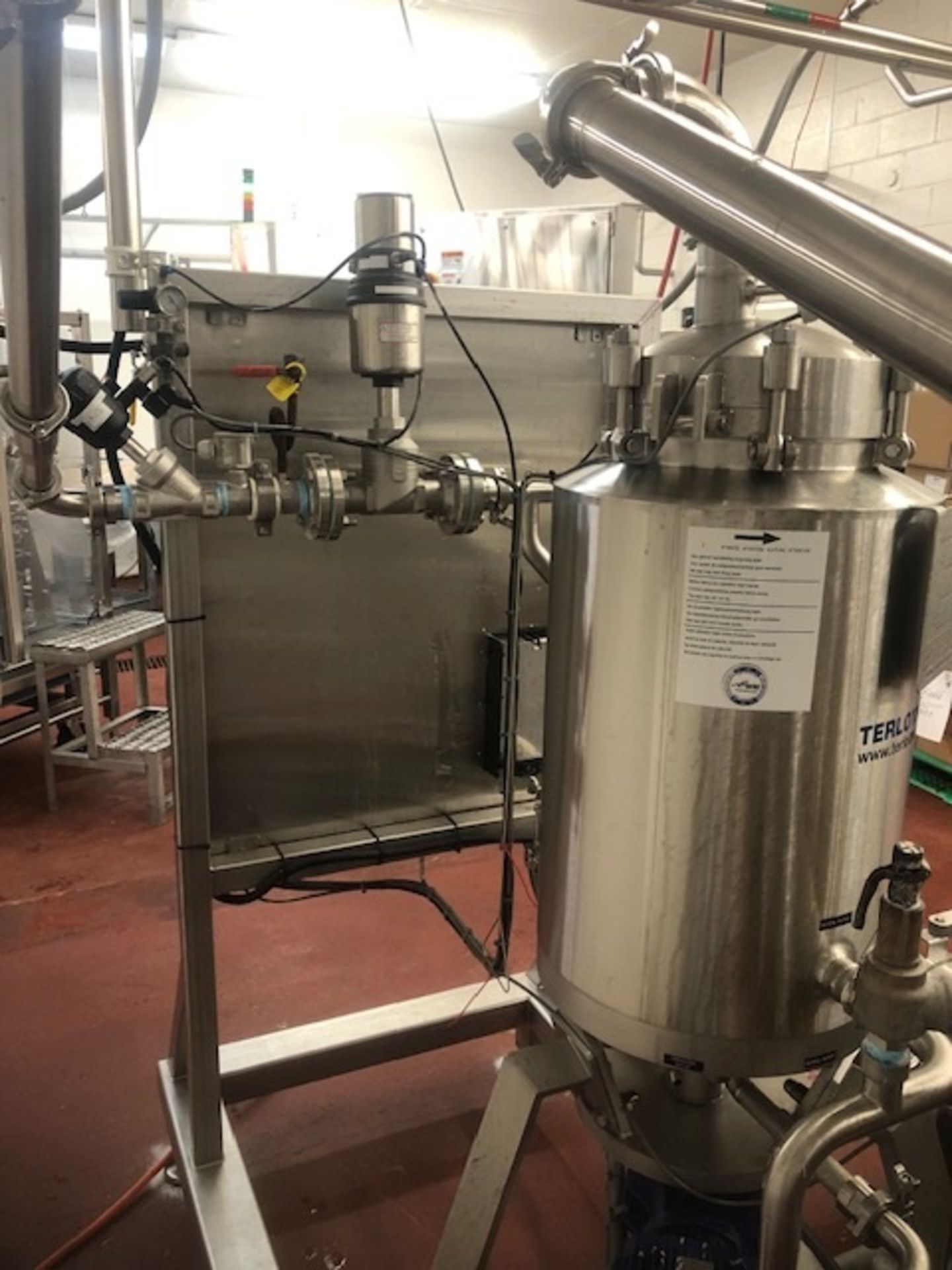 2017 TERLOTHERM D150  VERTICAL SCRAPE SURFACE HEAT EXCHANGER SKID, S/N 1710301-001-001, INCLUDES - Image 2 of 6