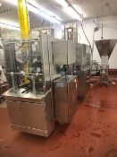 2019 CONTROL GMC SINGLE LANE VERSATILE CUP FILLER, MODEL FDS2500, FILLING 6-32 OZ ROUND, SQUARE