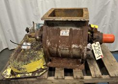 12” KICE ROTARY AIRLOCK VJ0T CARBON STEEL FOR REPAIR/PARTS