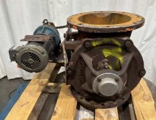 12” DIAM PRATER ROTARY AIRLOCK CARBON STEEL FOR PARTS/REPAIR