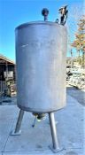 850 GALLON 60” DIAMETER x 74” HIGH STAINLESS TANK