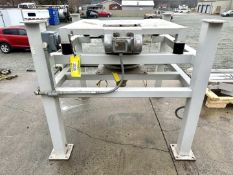 BULK BAG UNLOADER WITH 2 TON HARRINGTON HOIST AND TROLLEY