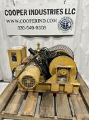 4000 LB INGERSOLL RAND ELECTRIC WINCH MODEL CP4000B20M2-12-8G-M4P1-60 RAILCAR PULLER WINCH