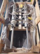 Acrison Screw Feeder Overwrap Screw. Stainless Steel. Unused