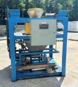 TOTE BIN / BULK BAG UNLOADER W/ STAINLESS STEEL SCREW FEEDER AND ROTARY VALVE