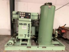 SULLAIR ROTARY SCREW VACUUM PUMP SYSTEM MODEL VS-25-100 AC