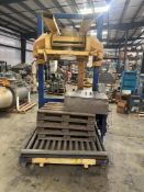 FLEXICON REAR-POST BULK BAG WEIGH FILLER WITH ROLLER CONVEYOR AND CONTROLS