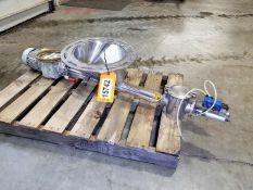 Used AZO Vibrating Bottom Bin w/ Dosing Stainless Screw Feeder Package