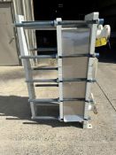 346.6 SQ. FT. APV / SPX PLATE HEAT EXCHANGER COOLER MODEL NO. N35-M-21;