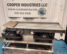 22” WIDE X 48” LONG ADE ERIEZ STAINLESS VIBRATORY CONVEYOR / SCREENER WITH 2 ERIEZ MODEL HS66 STYL