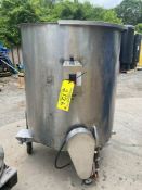 330 GALLON STAINLESS STEEL PORTABLE MIX TANK.