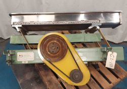 8” WIDE X 52” LONG X 6” DEEP ENGINEERED SYSTEMS VIBRATING PAN CONVEYOR