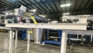 BULK BAG OR BOX FILLER LOADER WITH SALINA KNIFE GATE MODEL S08-HT3-RS, USED