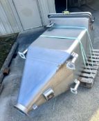 BAG DUMP STATION: 16 CUBIC FT SEMI-BULK SYSTEMS INC. DRY INGREDIENT SURGE BIN