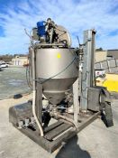 SKID MOUNTED DUMP AND MIX TANK WITH PUMP ASSEMBLY