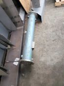 6” DIA X 48” LONG RUBICON INDUSTRIES SHELL AND TUBE HEAT EXCHANGER.