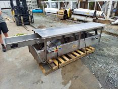 14″ WIDE X 128″ LONG KEY ISO-FLO VIBRATORY CONVEYOR MODEL 432477-1