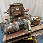 12” KICE ROTARY AIRLOCK VJ0T CARBON STEEL FORREPAIR/PARTS