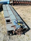 6” DIAMETER X 30’ LONG CARBON STEEL SCREW CONVEYOR.