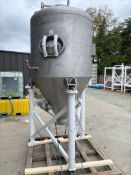 40 CUBIC FOOT MAC DENSE PHASE STAINLESS STEEL TRANSPORTER WITH LOAD CELLS