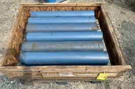 6” DIAMETER BELT CONVEYOR RETURN IDLER ROLLERS 39” & 45” LONG