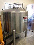 Cherry Burrell 400 Gal. Dual Motion Scrape Agitation Super Mixing Blending Tank, Model SPC with Dish