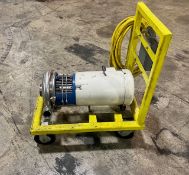 Tri-Clover C32 Portable 7.5 hp Centrifugal Pump, with 1725 RPM Motor, 208/230/460 Volts, 2