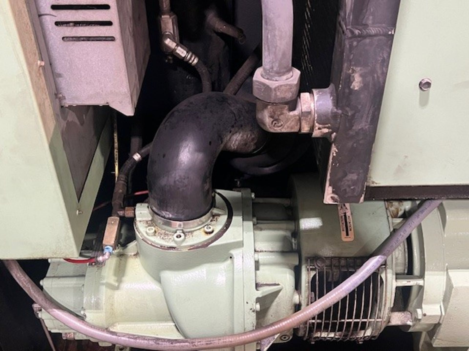 Sullair 50 hp Air Compressor, Model 3709V/A, S/N 2009011200033, Year 2008, Air Pressure Rated Max - Image 5 of 15