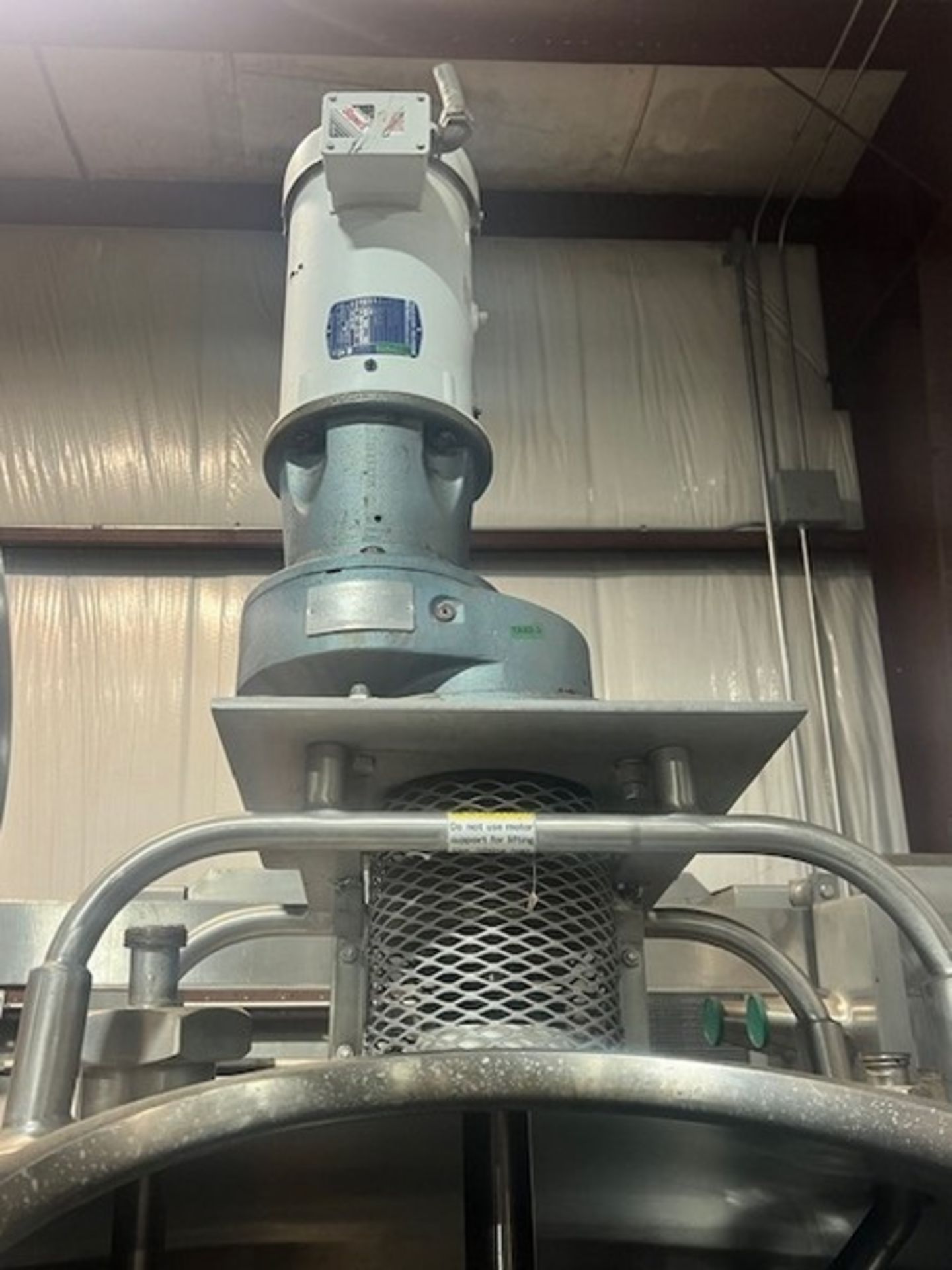 APV 320 Gal. Vertical Jacketed Tank, Model CCA, S/N K2163 with 2-Manway Doors, Sprayball, Adjustable - Image 7 of 12