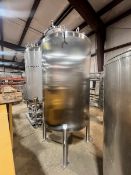 HCI Aprox. 600 gal. Dome-Top, Dome Bottom Vertical Single Shell Tank, Model PRS-A , S/N 29347-