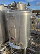 Used Approximately 100 Gallon 316L Stainless Steel Jacketed Pressure Vessel 32