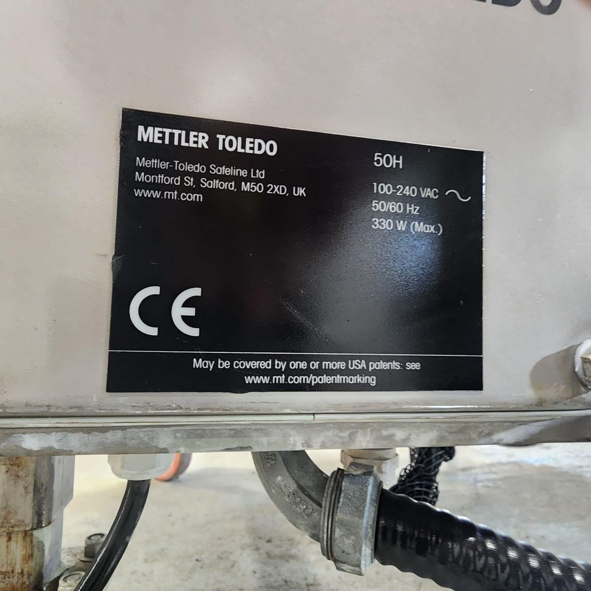 Mettler Toledo Metal detector Conveyor dimensions 22 inch large by 52 inch long, aperture - Image 6 of 6