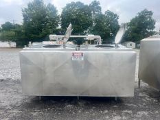 2-Compartment @ 600 Gal. Insulated Flavor Tank with Dual Agitation, 2