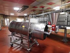 Stainless Dry Ingredient / Seasoning Tumbler - Stainless Dry Ingredient Distributor (74