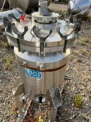 Used Approximately 13 Gallon Stainless Steel Jacketed Pressure Vessel Manufacturer: DCI, Capacity: