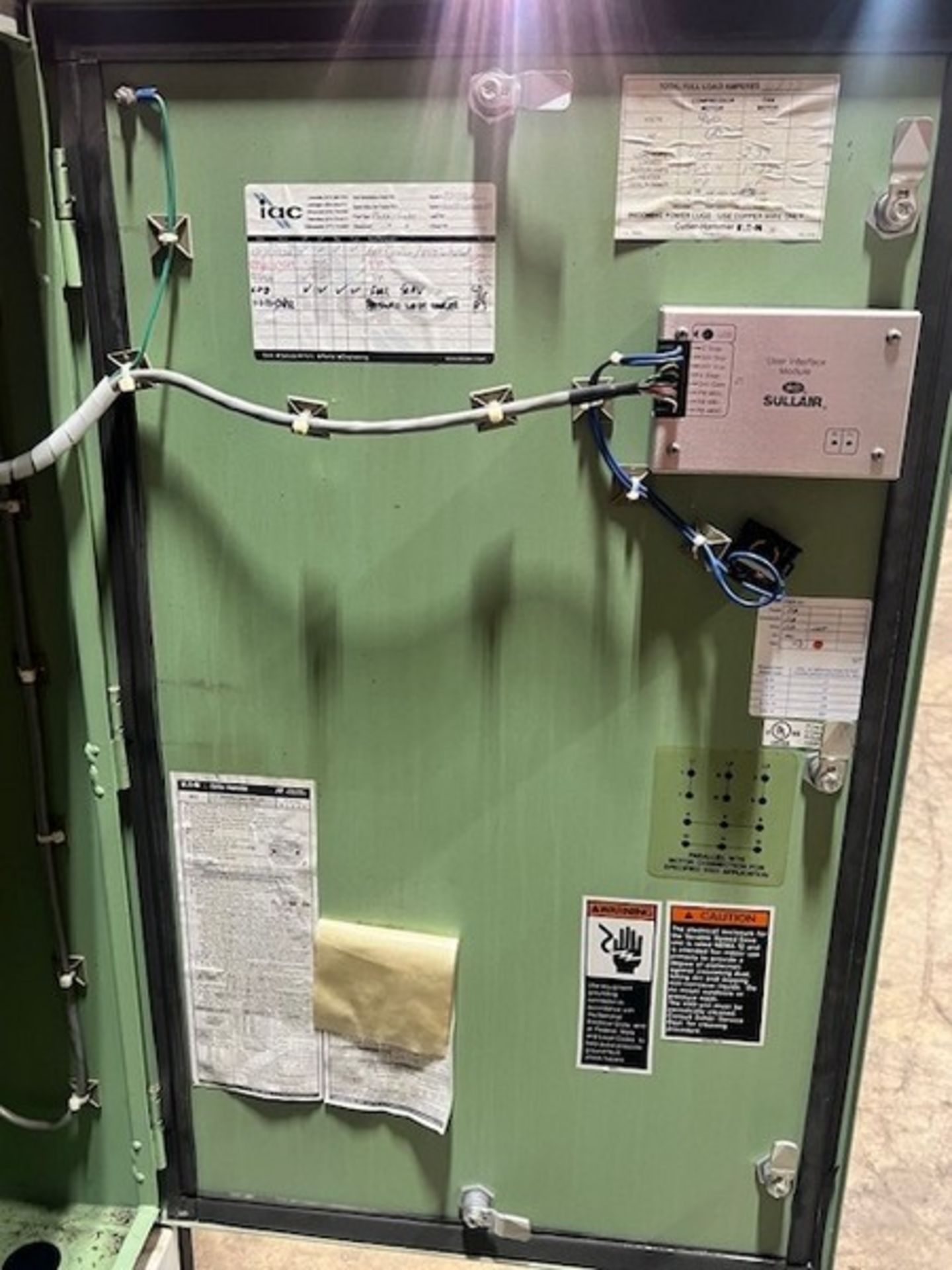 Sullair 50 hp Air Compressor, Model 3709V/A, S/N 2009011200033, Year 2008, Air Pressure Rated Max - Image 12 of 15