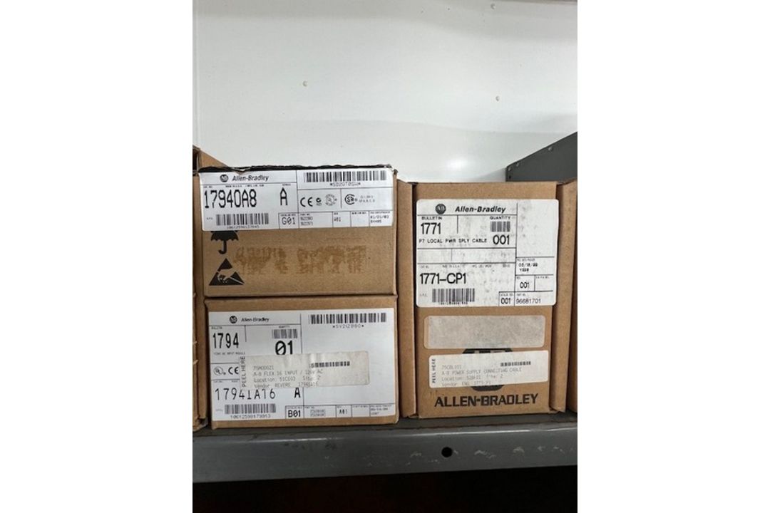 All contents on shelf are Allen Bradley, most items new open box includes: 1 Powerflex 527 25 hp - Image 3 of 6
