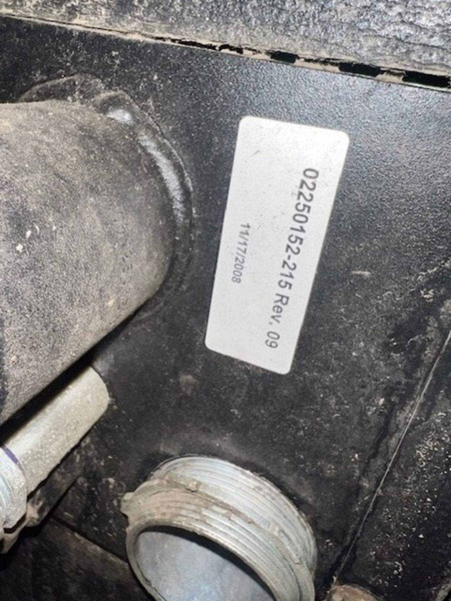 Sullair 50 hp Air Compressor, Model 3709V/A, S/N 2009011200033, Year 2008, Air Pressure Rated Max - Image 15 of 15