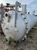 Used Upton 400 square foot stainless steel pressure leaf filter. Rated 70 psi internal. (39) 42